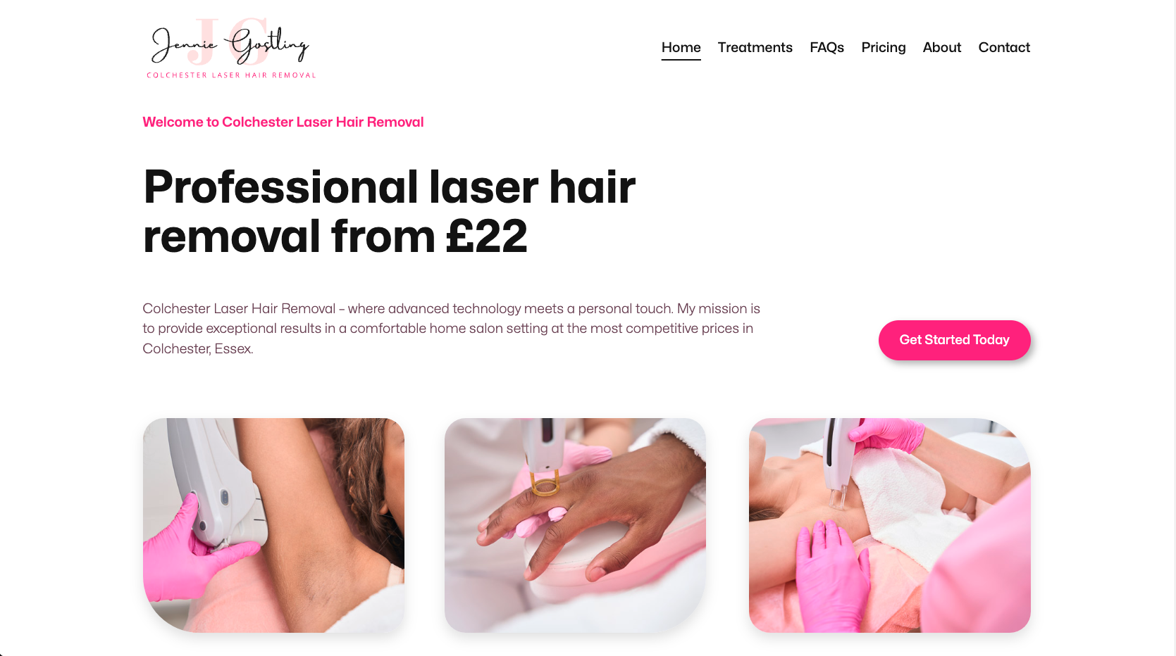 Project cover: Colchester Laser Hair Removal